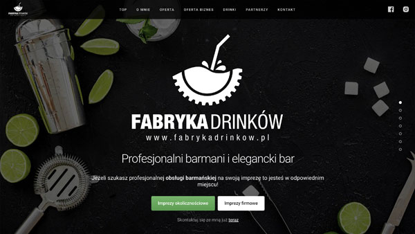 Strona Fabryka Drinków