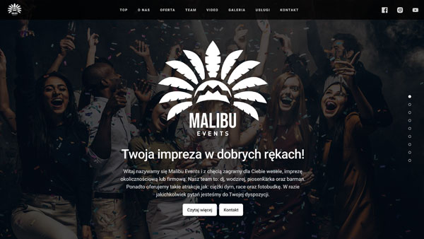 Strona Malibu Events