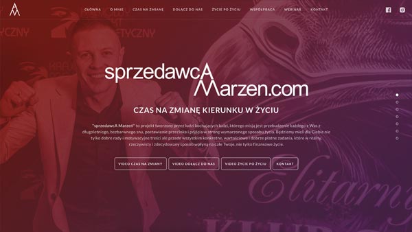 Strona sprzedawcA Marzeń